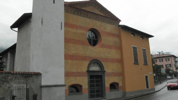 La ex chiesa dei Disciplini a Sale Marasino: in corso il primo step di un complesso intervento di riqualificazione