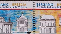Le Capitali Bergamo e Brescia «unite»  da un francobollo