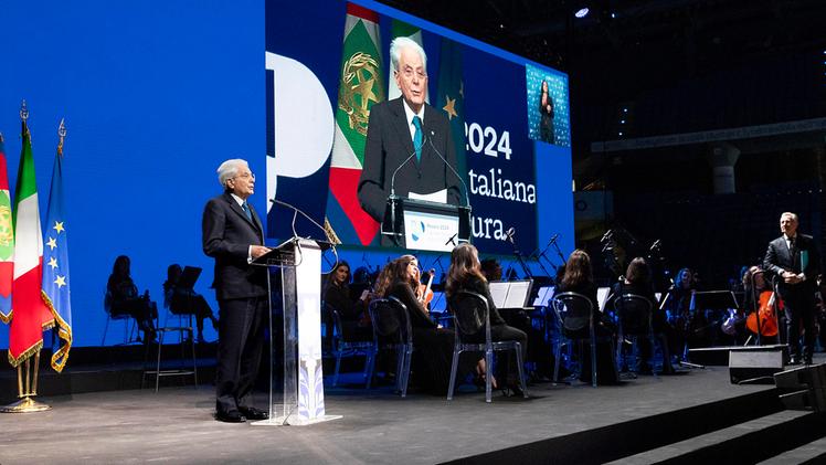 Capitale 2024: il presidente Mattarella interviene alla cerimonia di inaugurazione a Pesaro