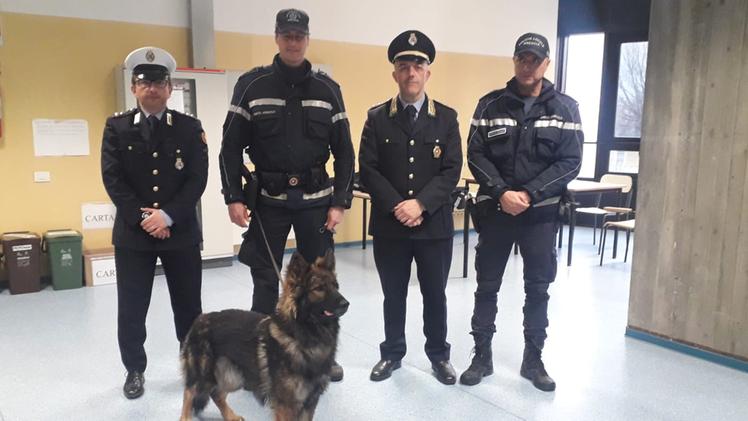 La Polizia Locale di Botticino e Brescia ha spiegato agli studenti l'importanza dell'unità cinofila