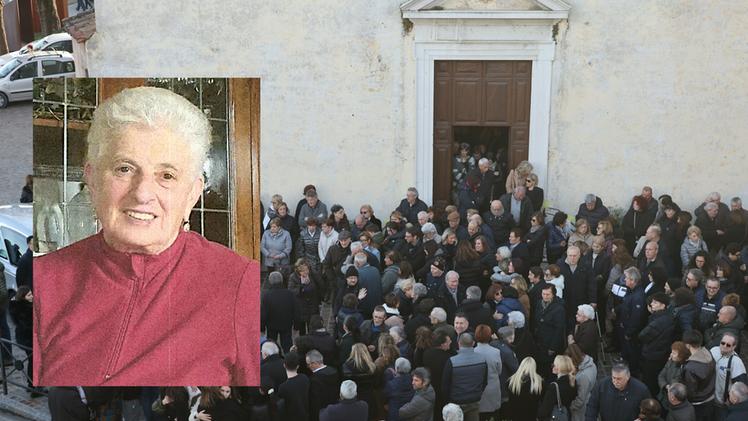 I funerali di Santina Delai, la donna uccisa dal figlio a Puegnago