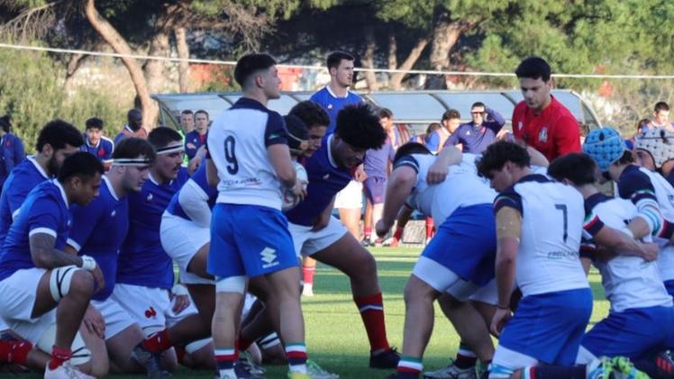 Il match giocato dalla Selezione Italia U19 contro i pari età della Francia al Villaggio del Rugby di Napoli. Tratta dal sito federugby.it