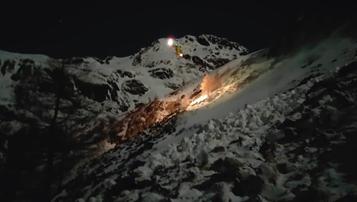L'intervento del soccorso alpino in alta quota