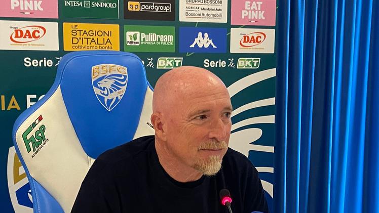 L'allenatore del Brescia Rolando Maran