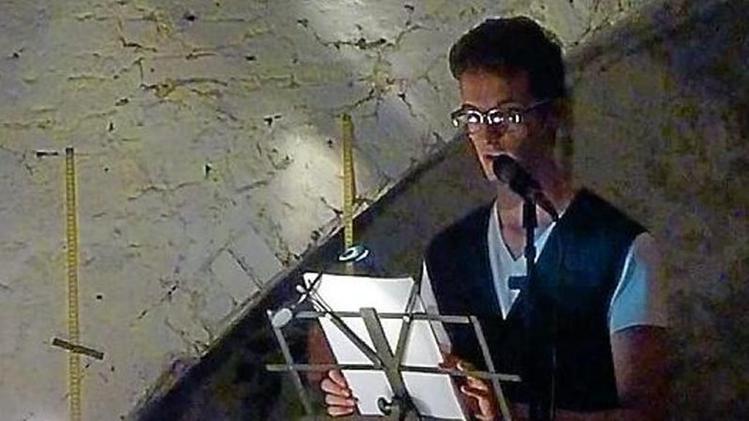 Lorenzo Gafforini legge le sue poesie