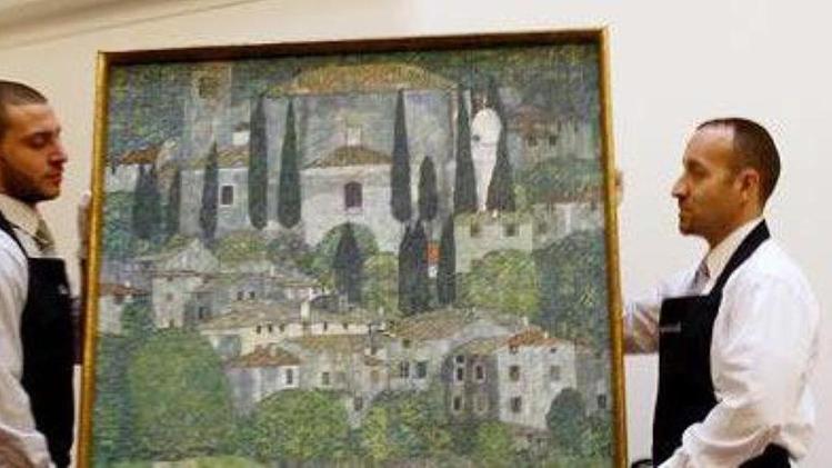 «La chiesa di Cassone», dipinto gardesano di Gustav Klimt