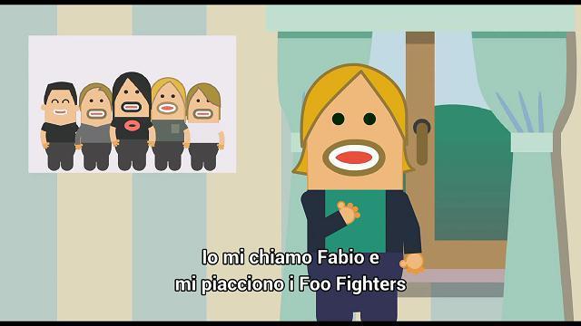 "Foo Fighters, venite in concerto a Cesena": l'appello in un cartoon in dialetto