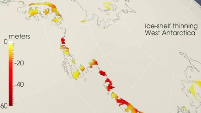 Antartico, spessore dei ghiacci diminuito del 20% in vent'anni