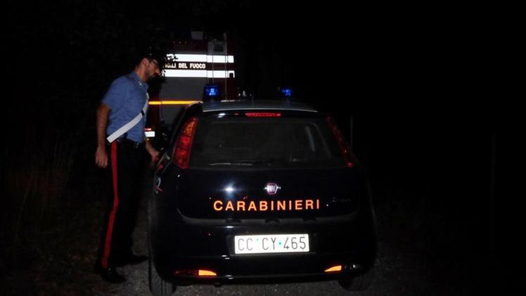 Dov'è avvenuta la tragedia sono intervenuti anche i carabinieri