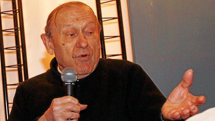 Monsignor Antonio Fappani, 91 anni,  ideatore e anima indiscussa dell'Enciclopedia Bresciana