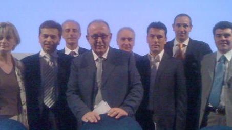 
 Il board di Lucefin, da sinistra: Bonfadini, Sperto, Berlinghieri, Buzzi, Ronchi, Buzzi, Fedriga e Rossini