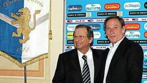 
 Zeman con Gino Corioni