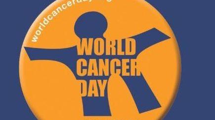 Il logo della giornata mondiale contro il cancro