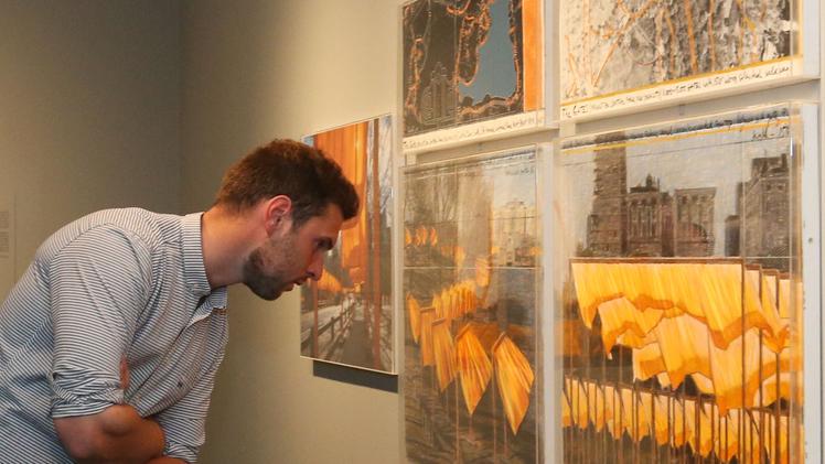 La mostra sui progetti di Christo in corso al Museo di  Santa Giulia 