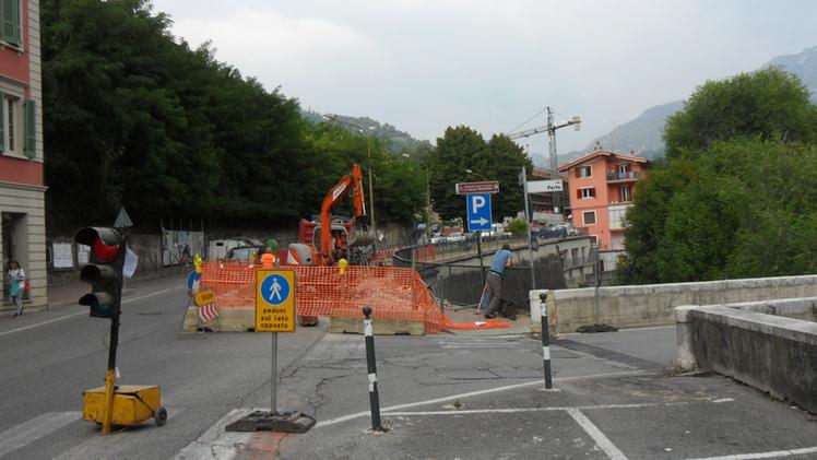Sono già aperti  i  cantieri  per la realizzazione del terzo ponte sul fiume Mella a  Marcheno