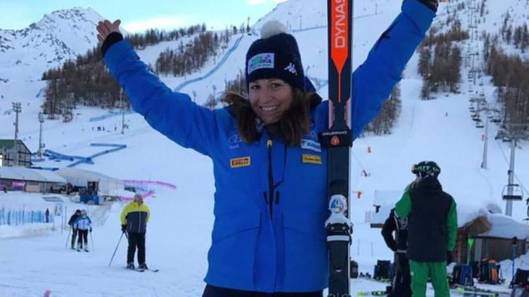 Elena Fanchini felice dopo gli allenamenti al Sestriere: e adesso le gare in Francia 
