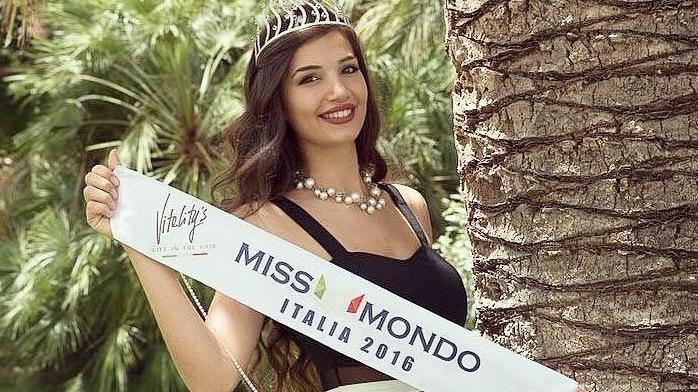 Giada Tropea, vincitrice l’anno scorso a 17 anni del titolo di Miss Mondo Italia 