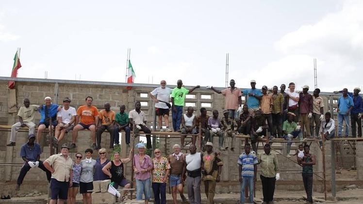 I volontari camuni durante l’ultima missione nel Ghana