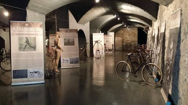 La bici story allestita al Museo di Cedegolo