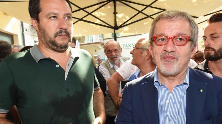 Matteo Salvini e Roberto Maroni