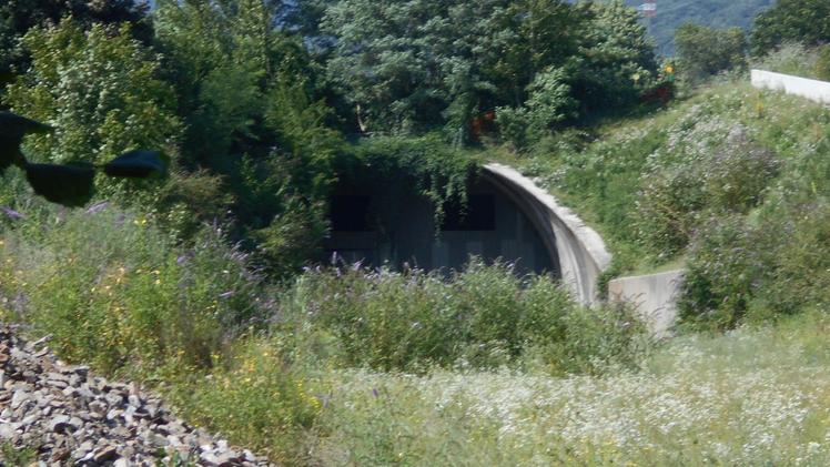 Il tunnel abbandonato e l’area antistante ostaggio del degrado