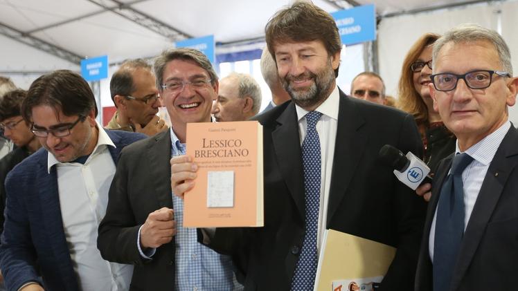 «Lezioni» di brescianità per il ministro a Librixia con Cammarata, Del Bono, Castelletti e Massetti FOTOLIVE