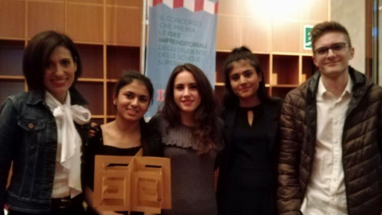 La delegazione degli   studenti del «Capirola» premiata  a Roma  