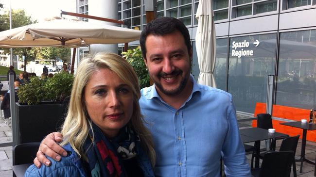 Viviana Beccalossi e Matteo Salvini
