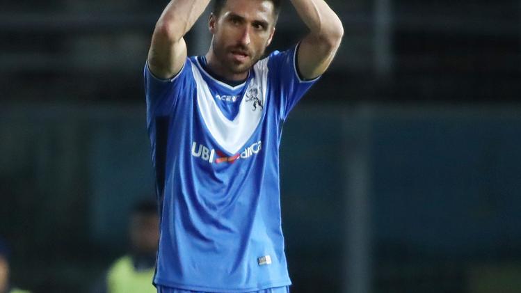Andrea Caracciolo, 36 anni, centravanti del Brescia: 9 gol in campionato, 169 in biancazzurro FOTOLIVE