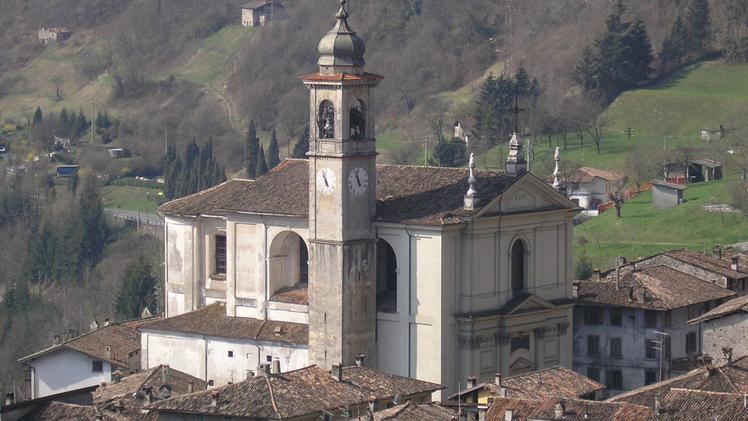 La chiesa di San Filastrio a Prandaglio di Villanuova sul ClisiA Lavenone finanziato il restauro di un preziosa e antica tela