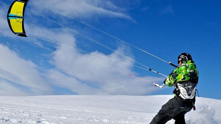 Lo snowkite è uno sport giovane ma in grande espansione
