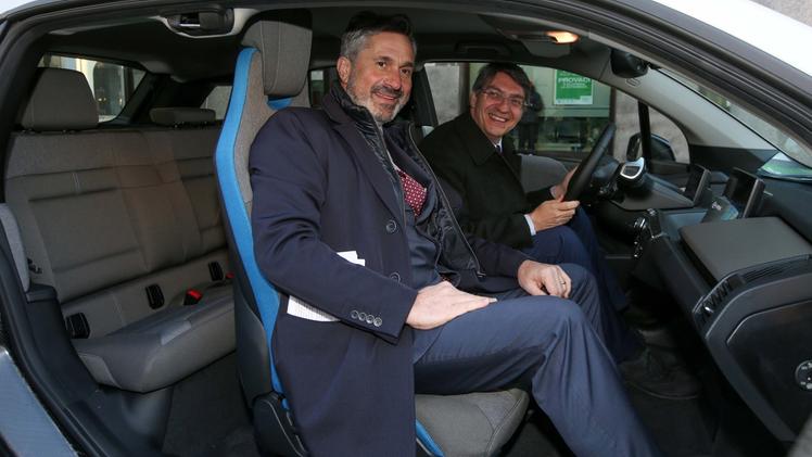 L’ad di A2A Valerio Camerano con il sindaco di Brescia Emilio Del Bono