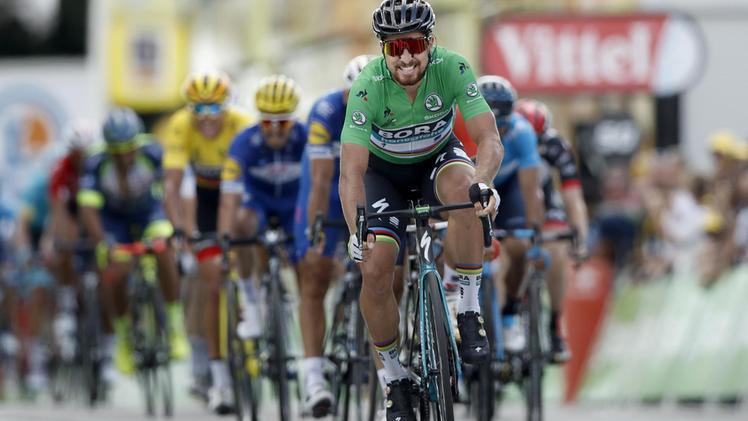 Peter Sagan vittorioso nella tappa odierna al Tour