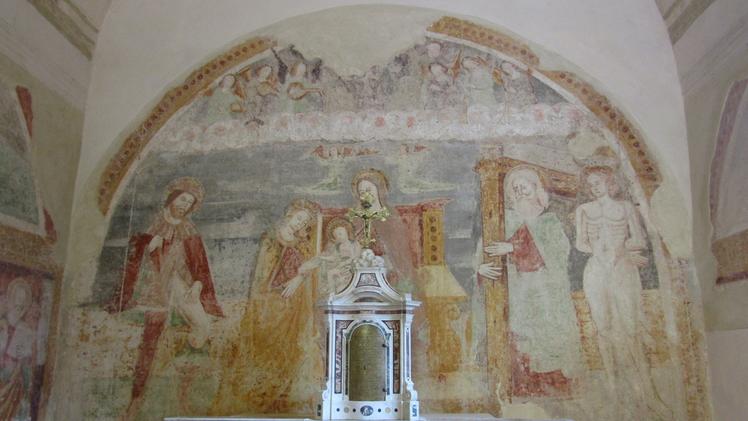 Gli affreschi della chiesetta di San Rocco sono tornati a splendere