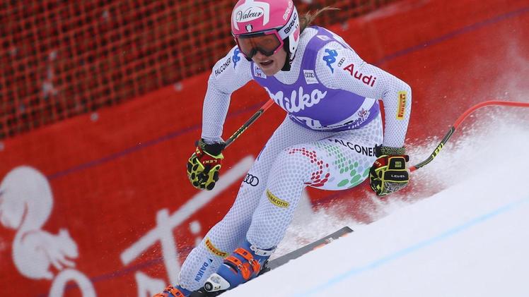 Nadia Fanchini, 32 anni: correrà per la 30ª volta sull’Olympia delle Tofane a Cortina d’Ampezzo
