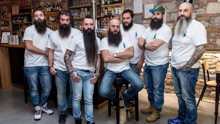 Diego Bazoli detto il «Bazo»Una delegazione del «Bearded Brixia», il circolo che promuove la cultura delle barbe d’autore 