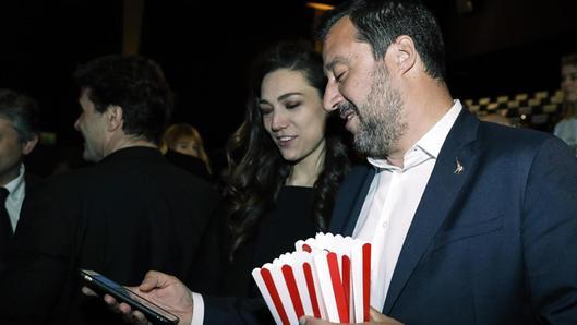 Salvini con la figlia di Verdini