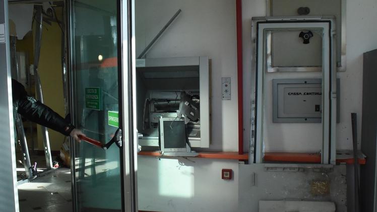 Il bancomat fatto saltare nel 2016 a Rovato