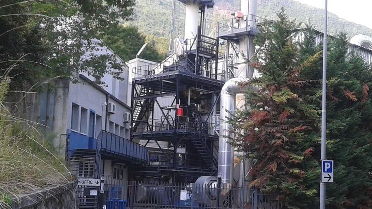 Una veduta della centrale a biomasse di Sellero che sembra destinata alla chiusuraUn altro particolare dell’impianto sellerese