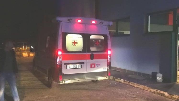 L’anziano una volta rianimato è stato portato in ospedale a Chiari