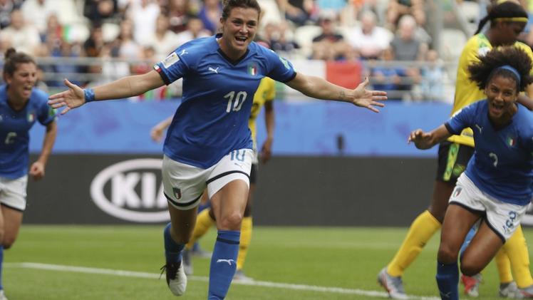 Cristiana Girelli protagonista dei  mondiali di calcio femminile
