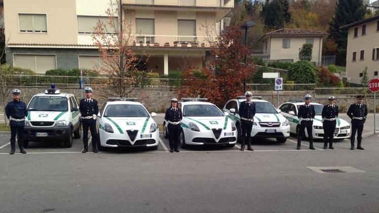 Agenti e mezzi dell’Aggregazione di polizia locale della Valsabbia