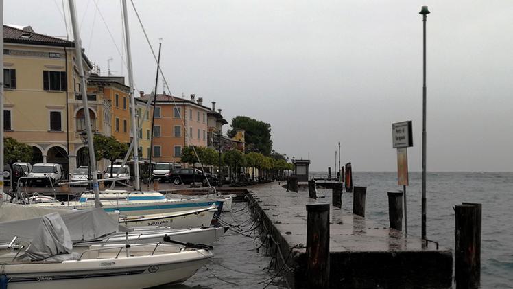 Il livello del lago di Garda si sono innalzati in modo preoccupante