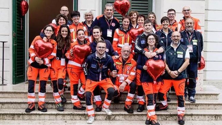 Foto di gruppo per i soccorritori volontari di Villa Carcina