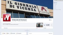  La nuova home page del Giornale di Vicenza su Facebook  