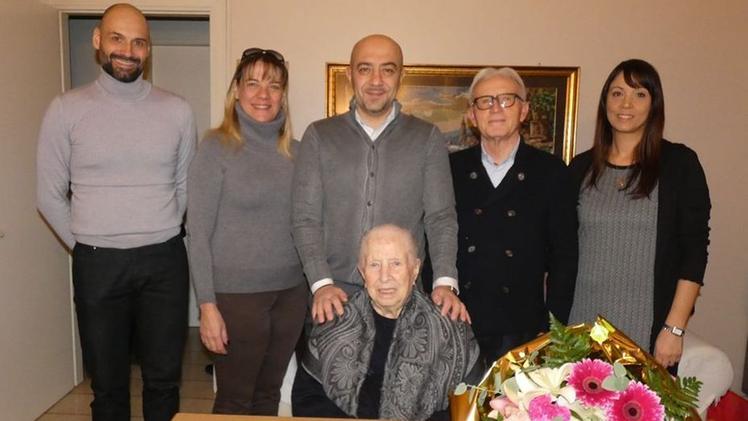 Il 2 gennaio Edvige Zamboni di Montichiari ha tagliato il traguardo dei 107 anni di età