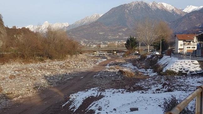 L’aspetto desolante del torrente Grigna a Esine