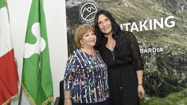 La mamma di Marco Pantani con l’assessore regionale Magoni
