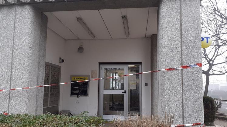 L’ufficio postale di Calcinato fatto esplodere dai ladri 