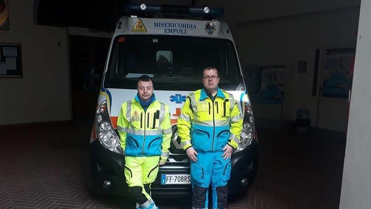 L’ambulanza destinata da Empoli a  Montichiari